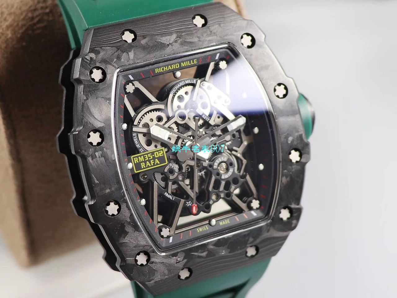 【台湾KV Factory 复刻最强 top 版本表】全新 RICHARD MILLE  RM035最强进口原纹 carbon fiber ＂V3＂升级版 / KV03502V3