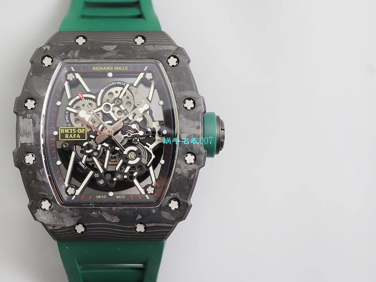 【台湾KV Factory 复刻最强 top 版本表】全新 RICHARD MILLE  RM035最强进口原纹 carbon fiber ＂V3＂升级版 / KV03502V3