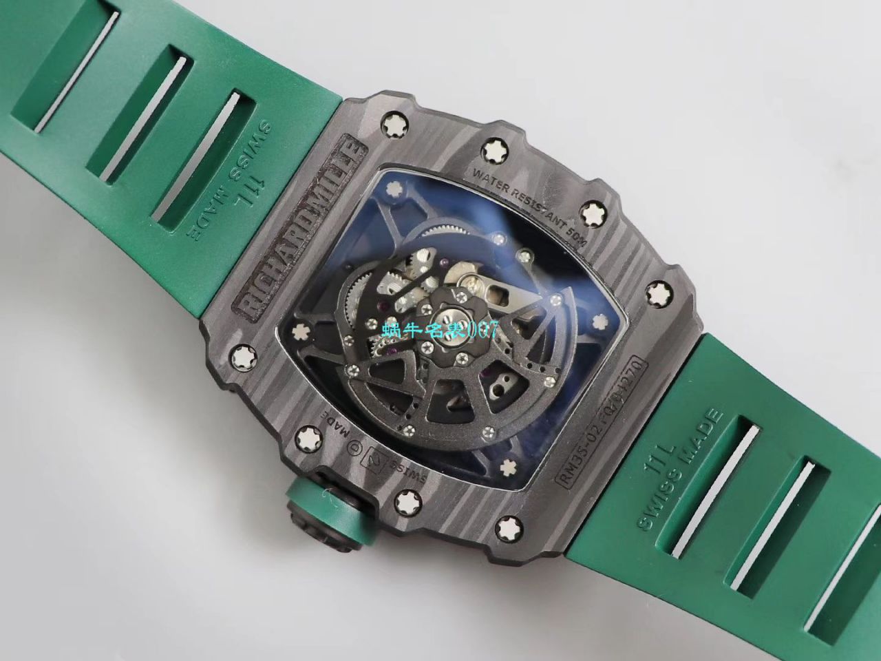 【台湾KV Factory 复刻最强 top 版本表】全新 RICHARD MILLE  RM035最强进口原纹 carbon fiber ＂V3＂升级版 / KV03502V3