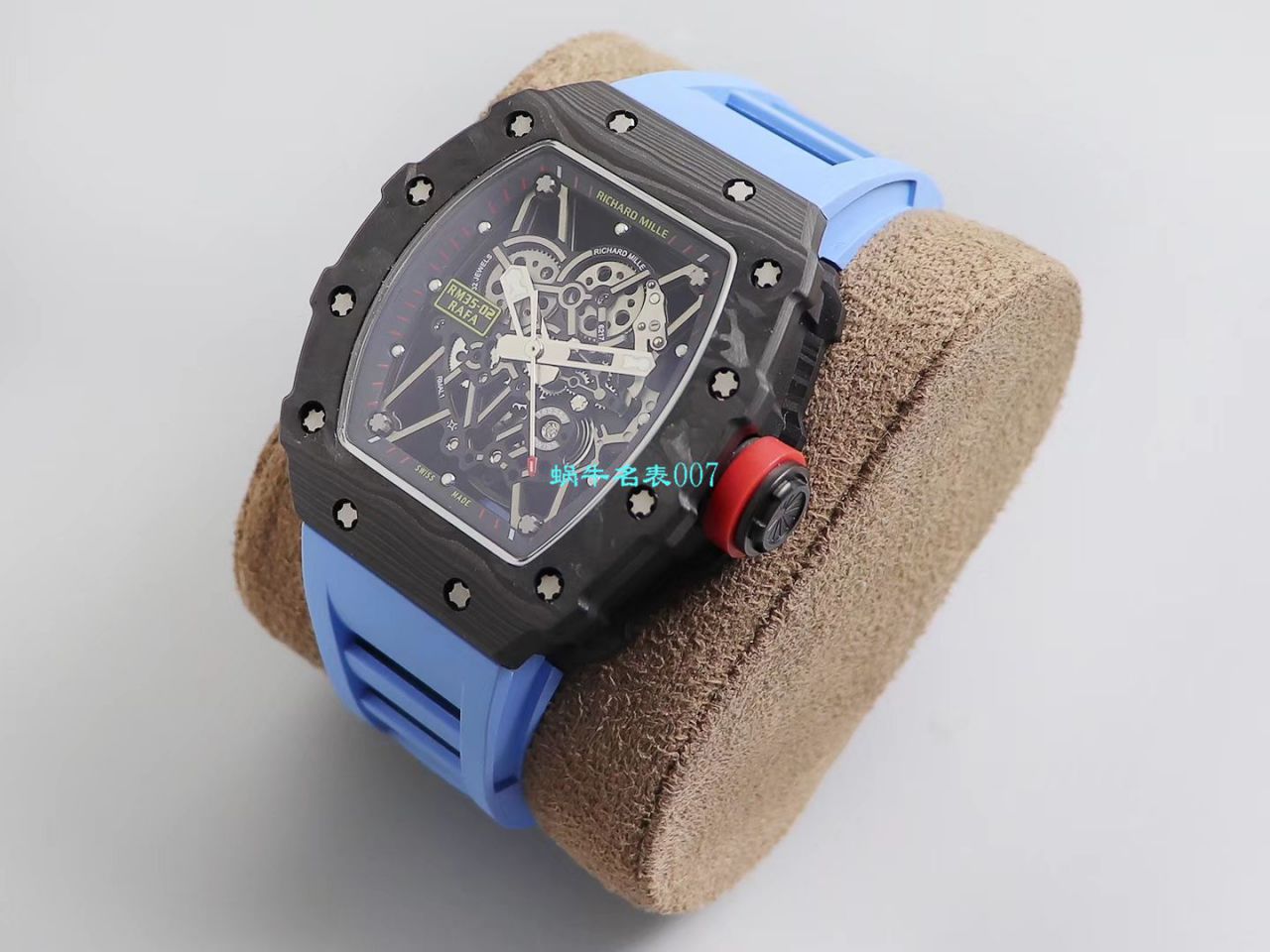 【台湾KV Factory 复刻最强 top 版本表】全新 RICHARD MILLE  RM035最强进口原纹 carbon fiber ＂V3＂升级版 / KV03502V3