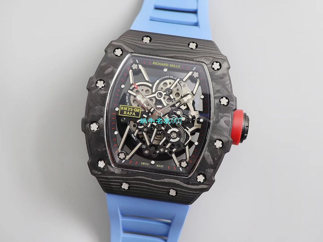 【台湾KV Factory 复刻最强 top 版本表】全新 RICHARD MILLE  RM035最强进口原纹 carbon fiber ＂V3＂升级版 / KV03502V3