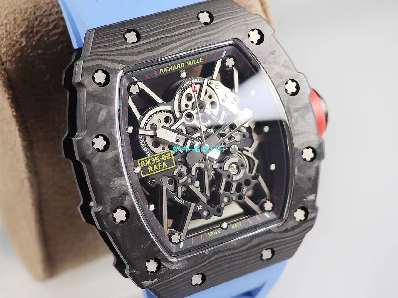 【台湾KV Factory 复刻最强 top 版本表】全新 RICHARD MILLE  RM035最强进口原纹 carbon fiber ＂V3＂升级版 / KV03502V3