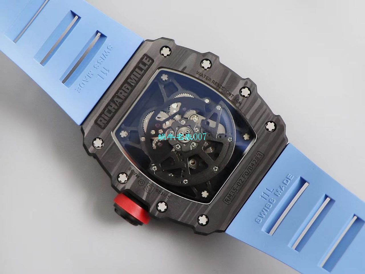 【台湾KV Factory 复刻最强 top 版本表】全新 RICHARD MILLE  RM035最强进口原纹 carbon fiber ＂V3＂升级版 / KV03502V3
