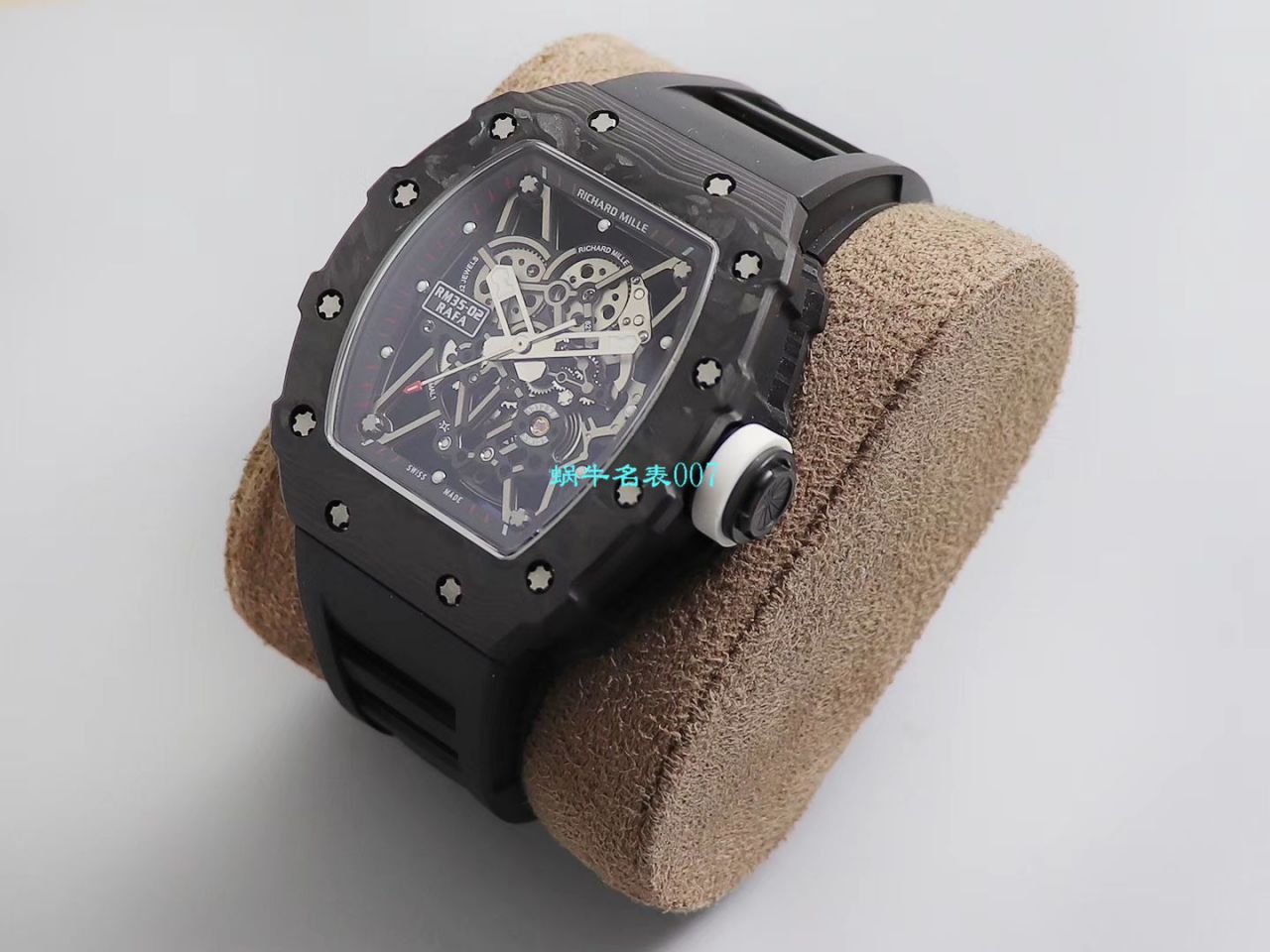 【台湾KV Factory 复刻最强 top 版本表】全新 RICHARD MILLE  RM035最强进口原纹 carbon fiber ＂V3＂升级版 / KV03502V3