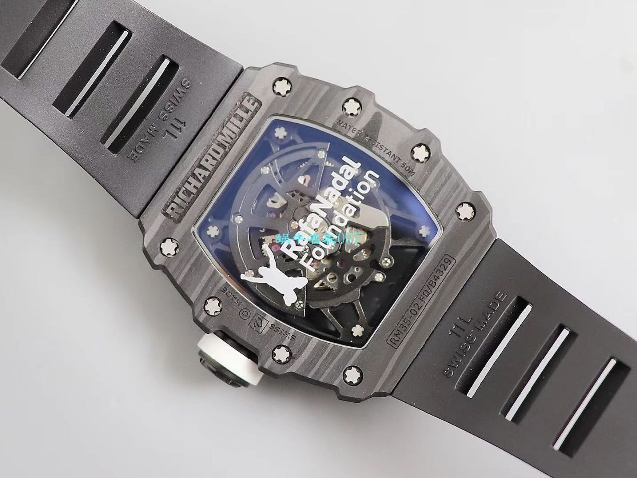 【台湾KV Factory 复刻最强 top 版本表】全新 RICHARD MILLE  RM035最强进口原纹 carbon fiber ＂V3＂升级版 / KV03502V3
