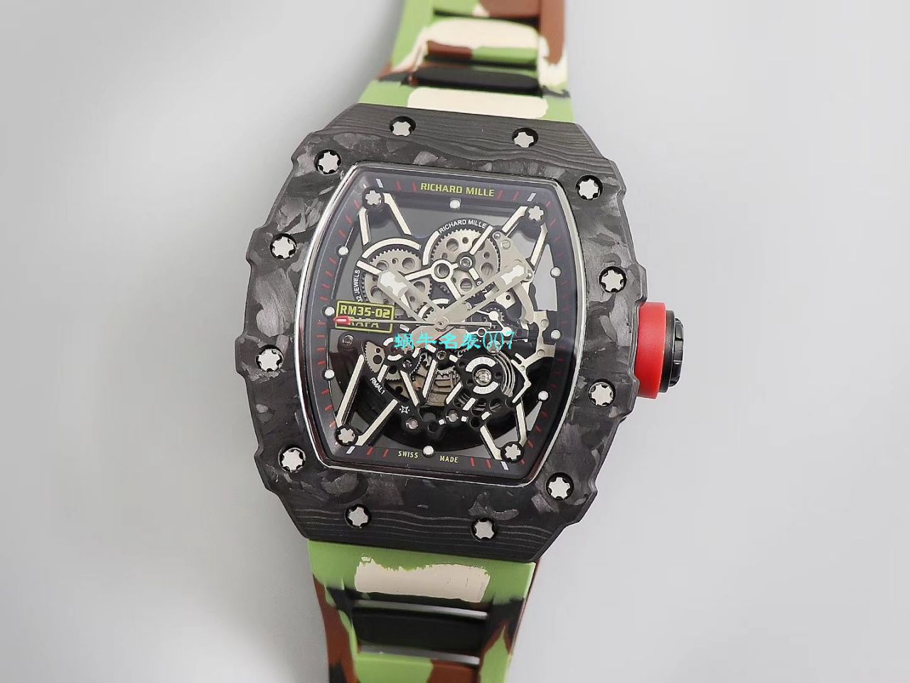 【台湾KV Factory 复刻最强 top 版本表】全新 RICHARD MILLE  RM035最强进口原纹 carbon fiber ＂V3＂升级版 / KV03502V3