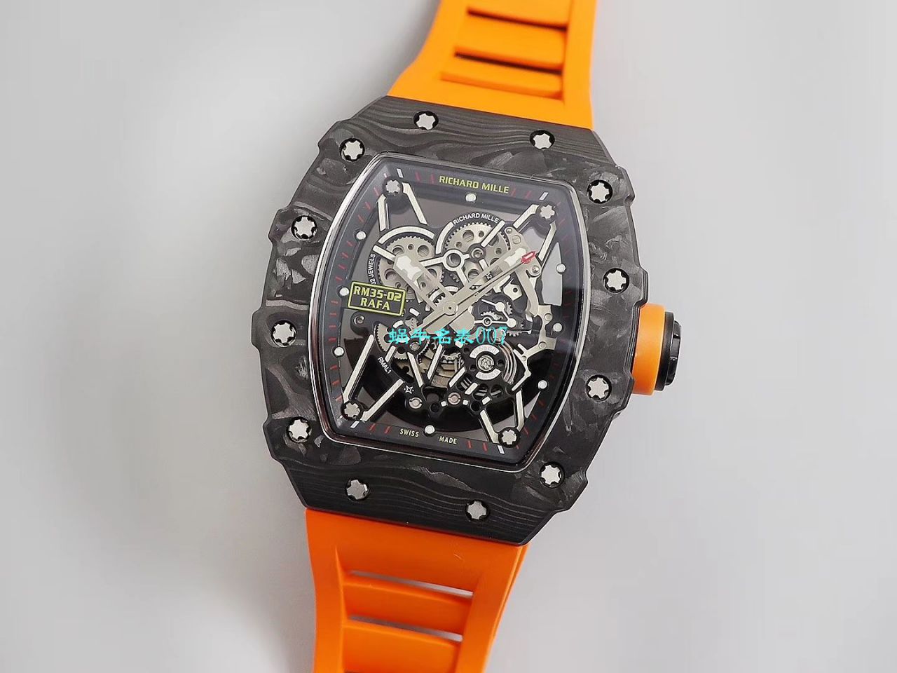 【台湾KV Factory 复刻最强 top 版本表】全新 RICHARD MILLE  RM035最强进口原纹 carbon fiber ＂V3＂升级版 / KV03502V3