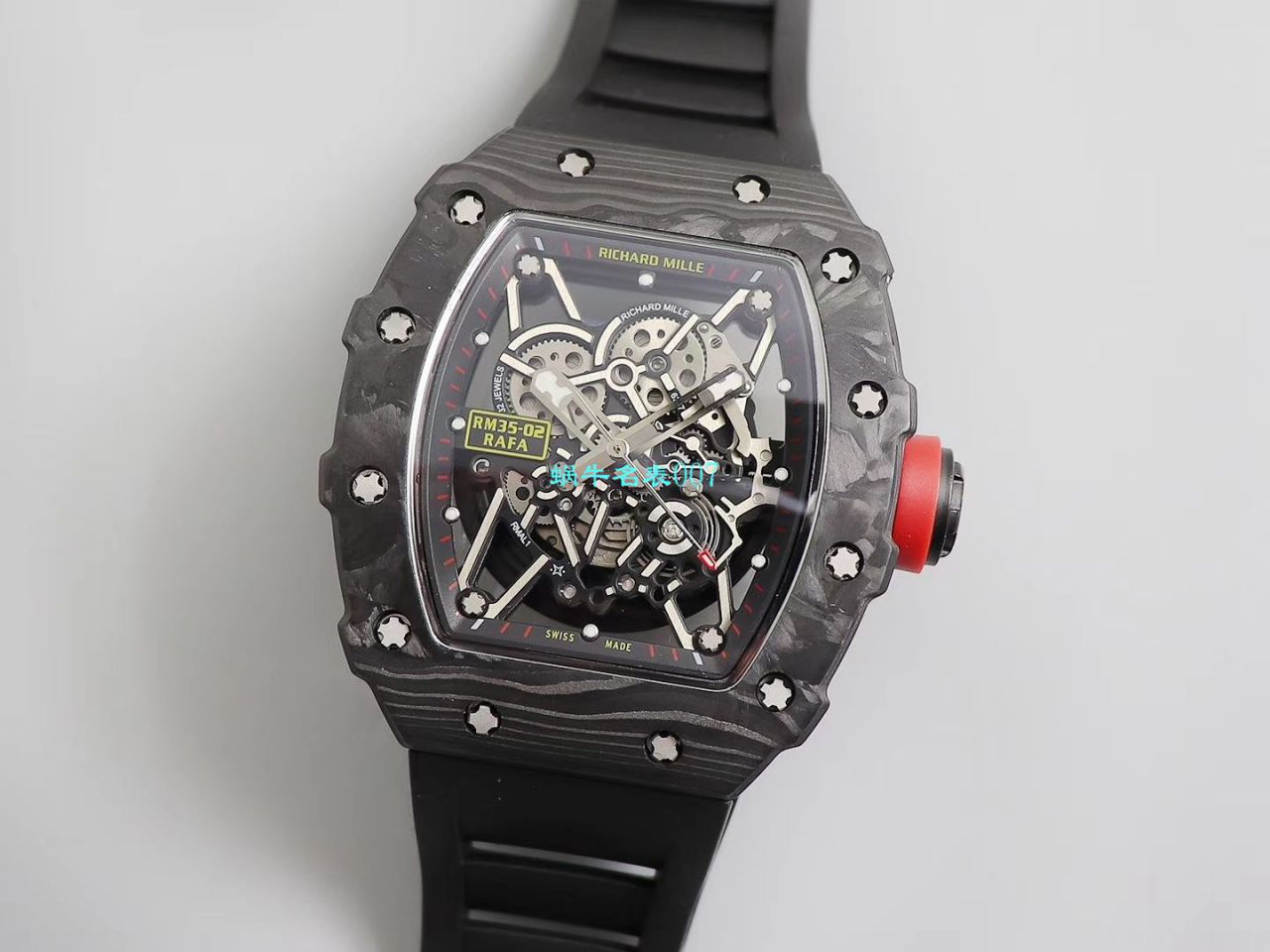 【台湾KV Factory 复刻最强 top 版本表】全新 RICHARD MILLE  RM035最强进口原纹 carbon fiber ＂V3＂升级版 / KV03502V3