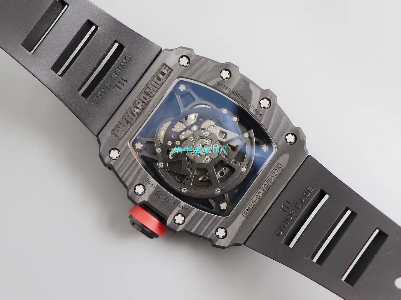 【台湾KV Factory 复刻最强 top 版本表】全新 RICHARD MILLE  RM035最强进口原纹 carbon fiber ＂V3＂升级版 / KV03502V3