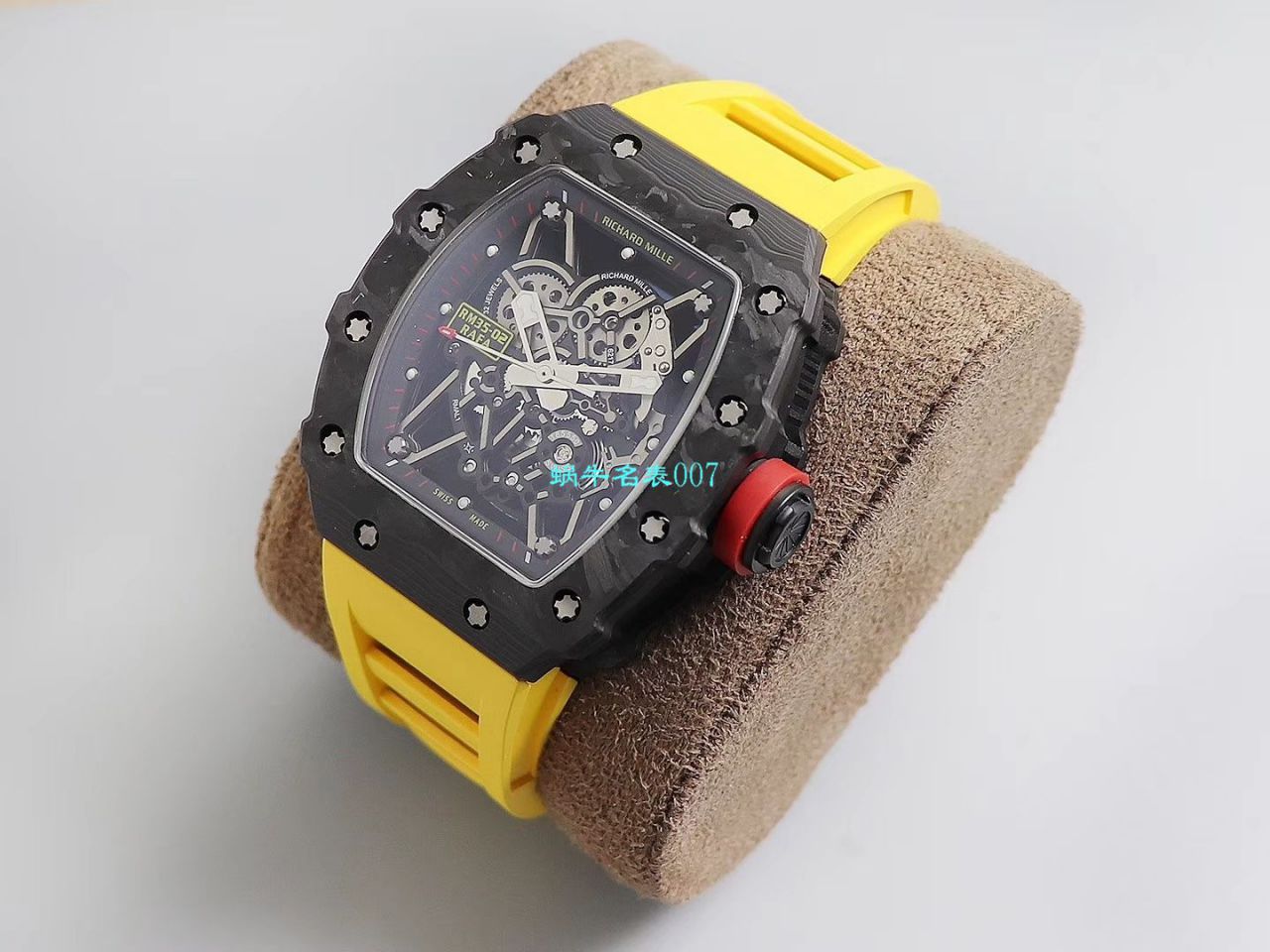 【台湾KV Factory 复刻最强 top 版本表】全新 RICHARD MILLE  RM035最强进口原纹 carbon fiber ＂V3＂升级版 / KV03502V3