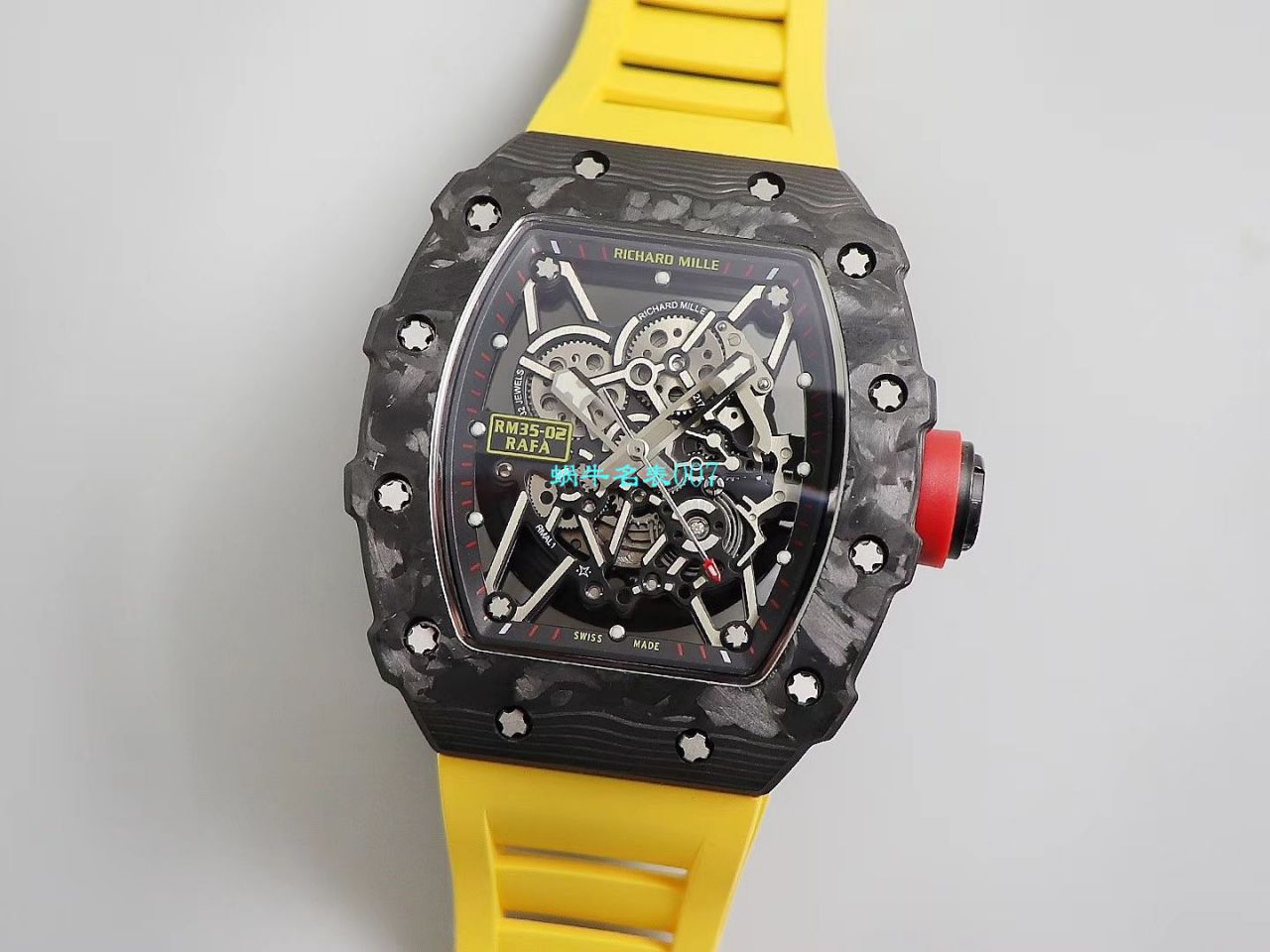 【台湾KV Factory 复刻最强 top 版本表】全新 RICHARD MILLE  RM035最强进口原纹 carbon fiber ＂V3＂升级版 / KV03502V3