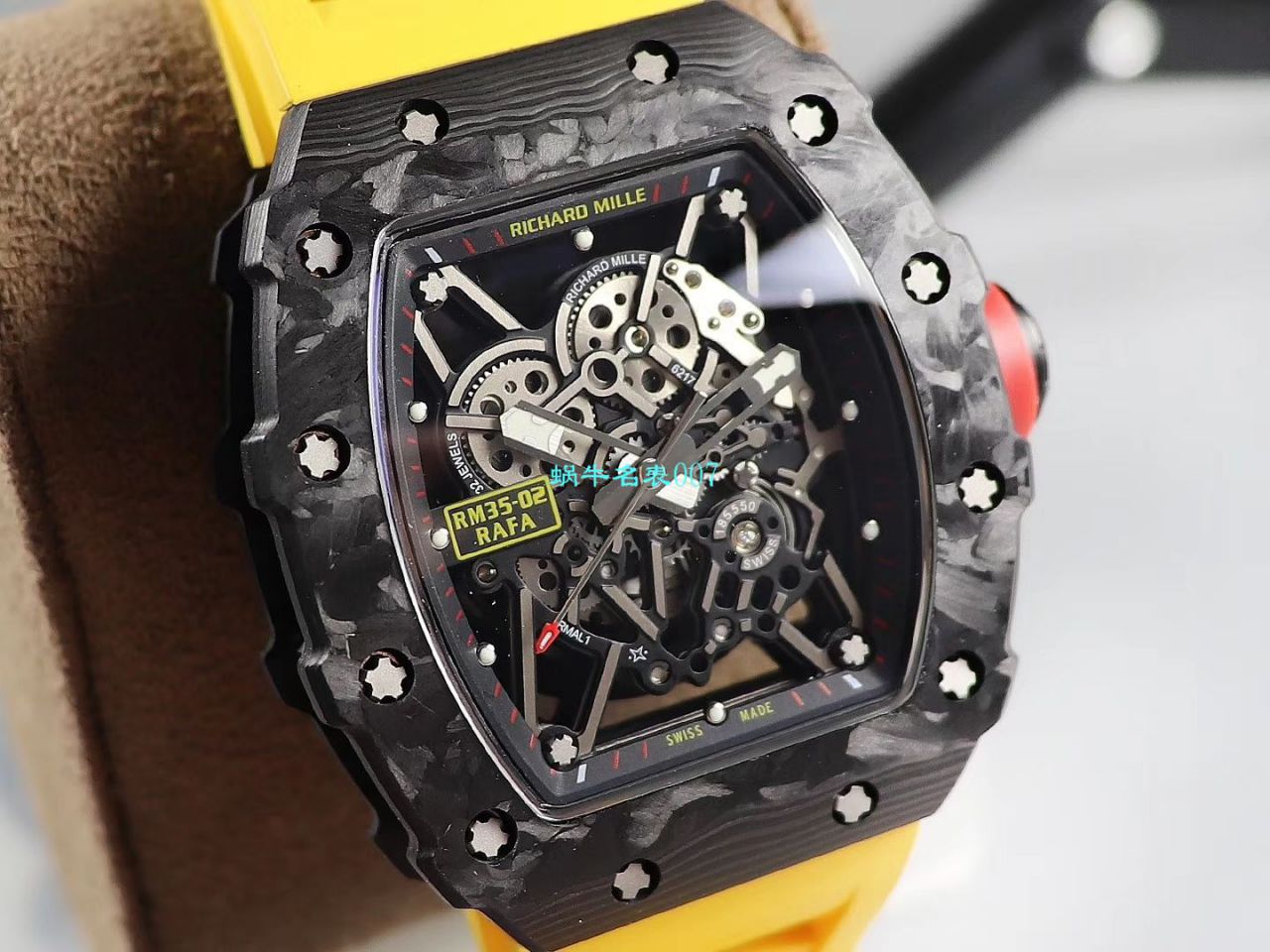 【台湾KV Factory 复刻最强 top 版本表】全新 RICHARD MILLE  RM035最强进口原纹 carbon fiber ＂V3＂升级版 / KV03502V3