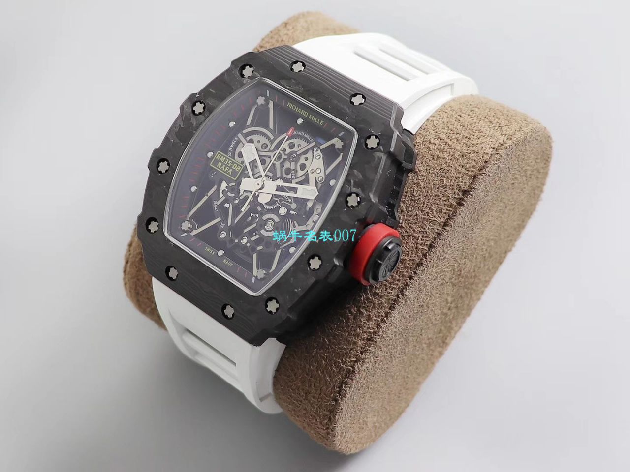 【台湾KV Factory 复刻最强 top 版本表】全新 RICHARD MILLE  RM035最强进口原纹 carbon fiber ＂V3＂升级版 / KV03502V3