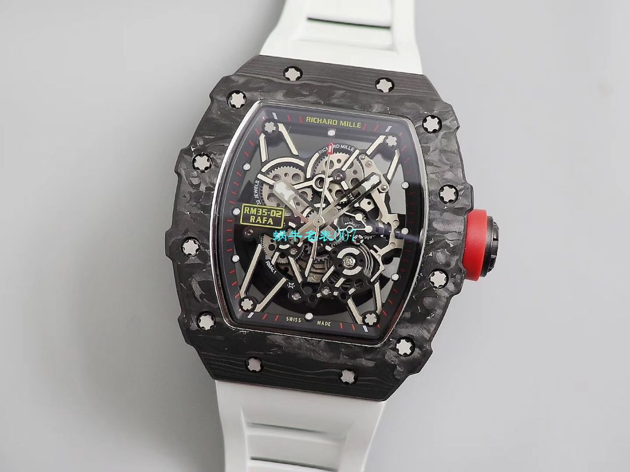 【台湾KV Factory 复刻最强 top 版本表】全新 RICHARD MILLE  RM035最强进口原纹 carbon fiber ＂V3＂升级版 / KV03502V3