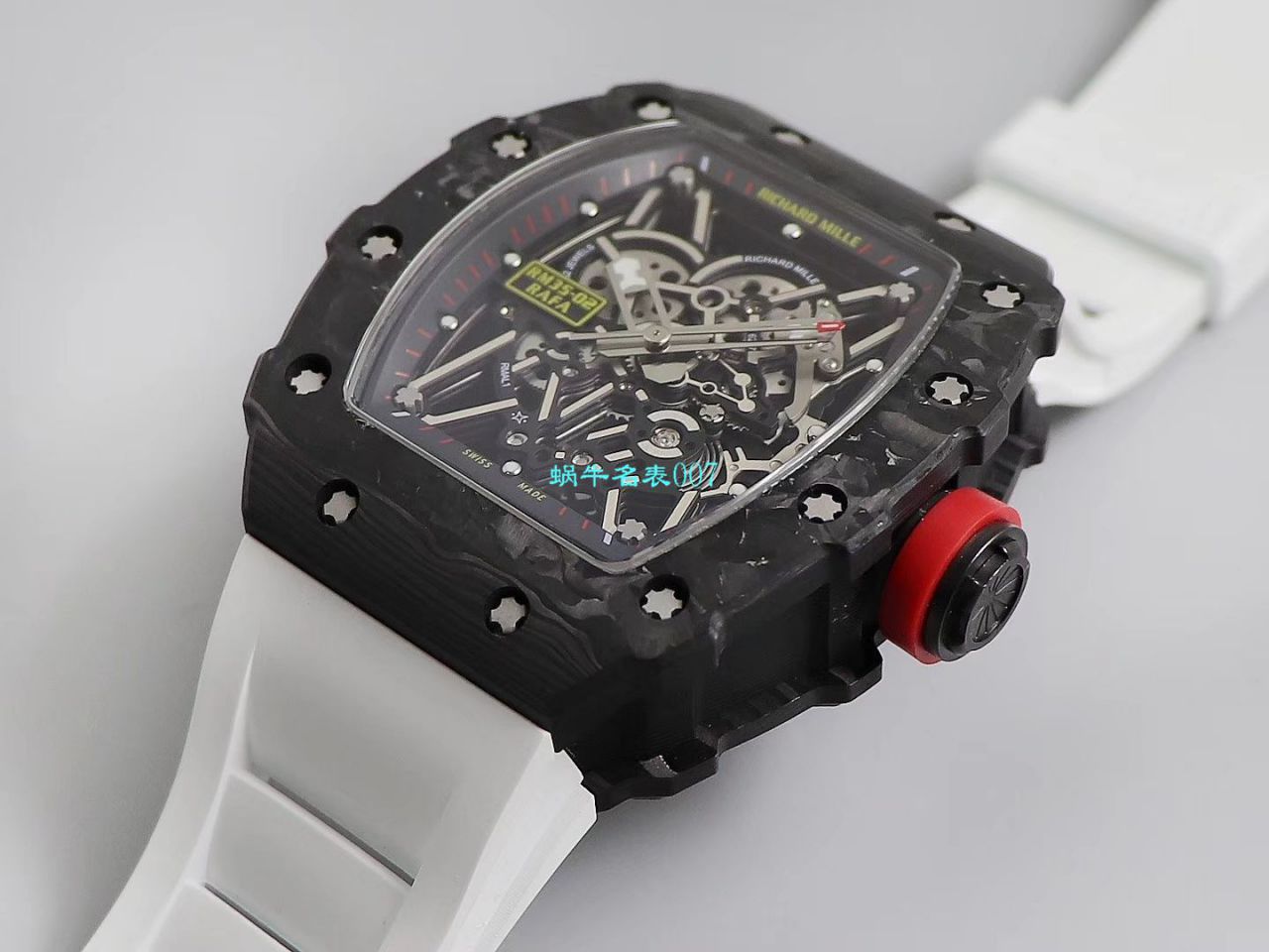 【台湾KV Factory 复刻最强 top 版本表】全新 RICHARD MILLE  RM035最强进口原纹 carbon fiber ＂V3＂升级版 / KV03502V3