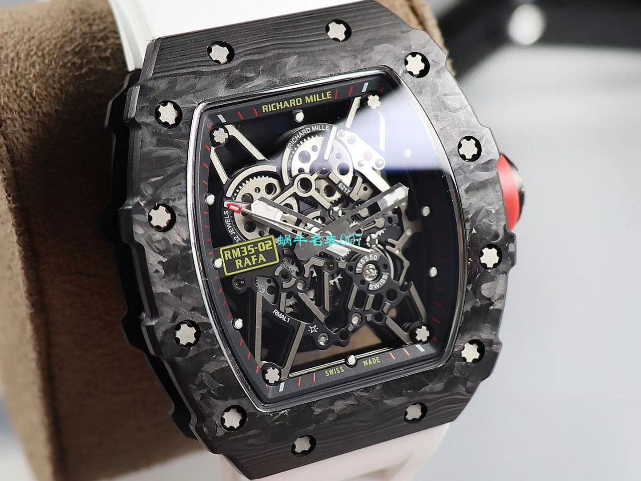 【台湾KV Factory 复刻最强 top 版本表】全新 RICHARD MILLE  RM035最强进口原纹 carbon fiber ＂V3＂升级版 / KV03502V3