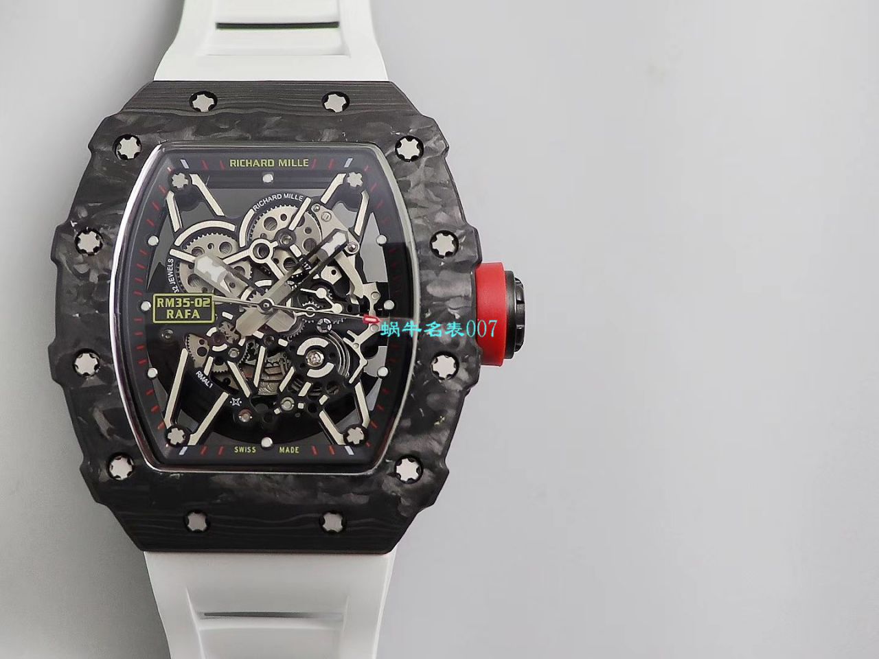 【台湾KV Factory 复刻最强 top 版本表】全新 RICHARD MILLE  RM035最强进口原纹 carbon fiber ＂V3＂升级版 / KV03502V3