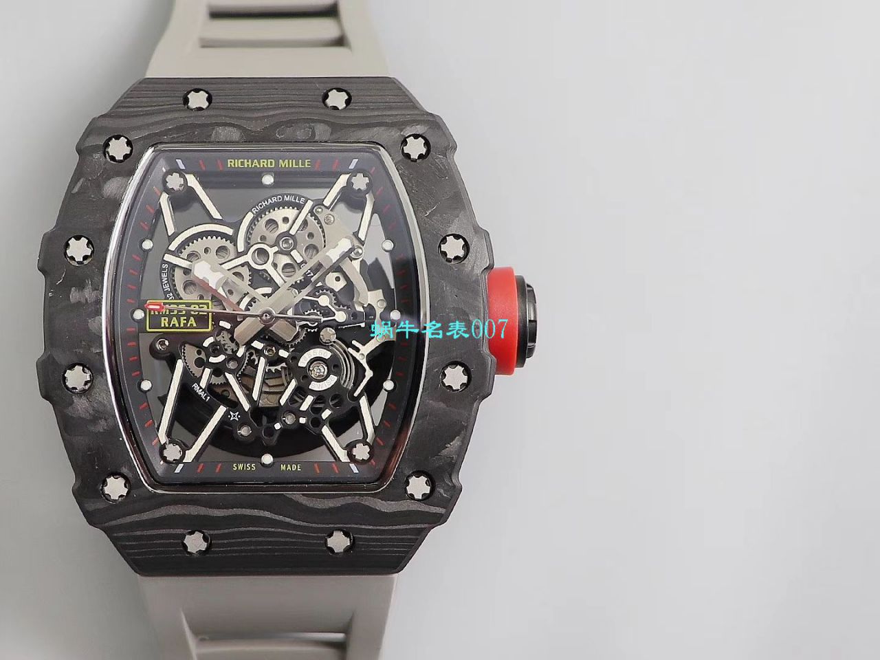 【台湾KV Factory 复刻最强 top 版本表】全新 RICHARD MILLE  RM035最强进口原纹 carbon fiber ＂V3＂升级版 / KV03502V3