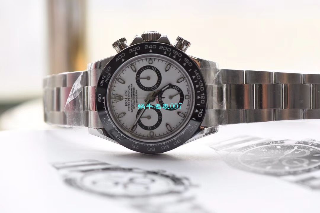 N Factory 特价 Rolex  Ditongna  wrist watch 7750版本～  top 316L精钢壳套  / R271