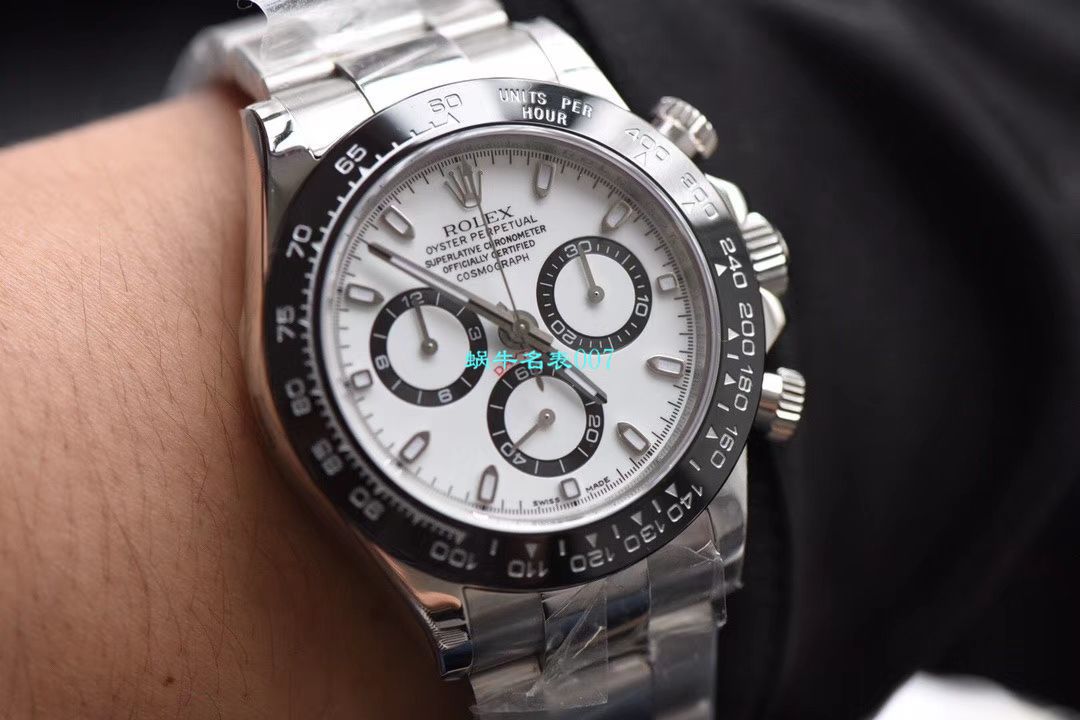 N Factory 特价 Rolex  Ditongna  wrist watch 7750版本～  top 316L精钢壳套  / R271