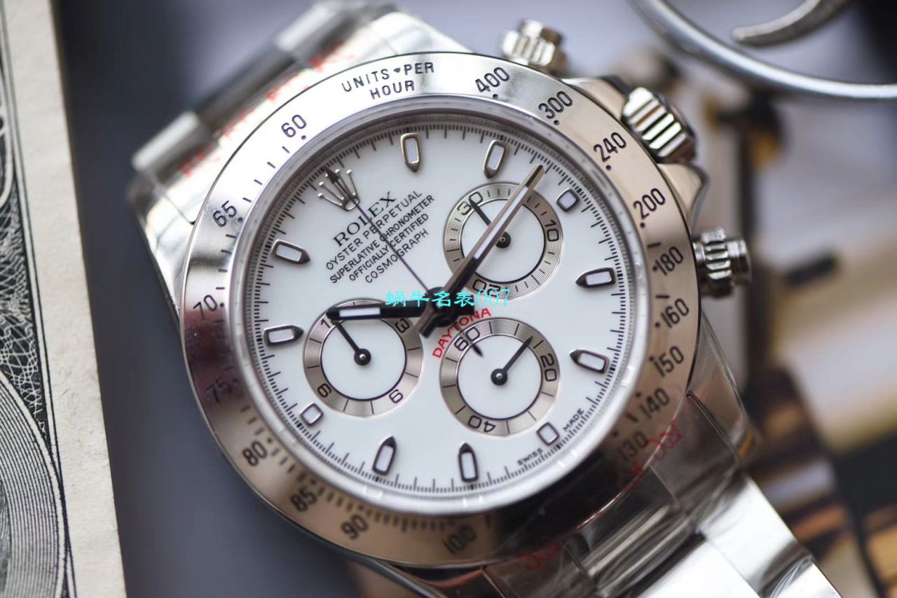 N Factory 特价 Rolex  Ditongna  wrist watch 7750版本～  top 316L精钢壳套  / R271