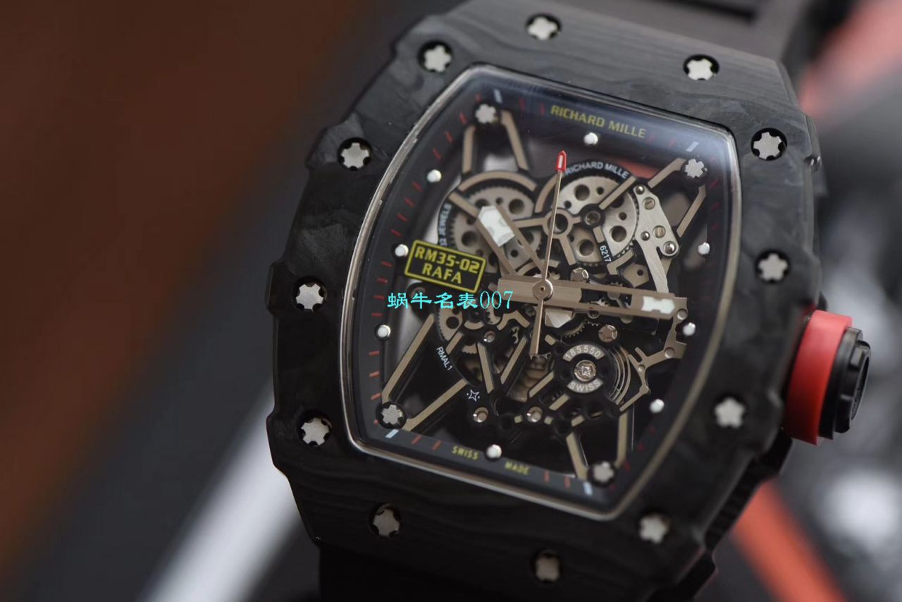 【台湾KV Factory 复刻最强 top 版本表】全新 RICHARD MILLE  RM035最强进口原纹 carbon fiber ＂V3＂升级版 / KV03502V3