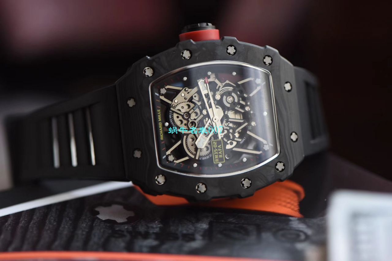 【台湾KV Factory 复刻最强 top 版本表】全新 RICHARD MILLE  RM035最强进口原纹 carbon fiber ＂V3＂升级版 / KV03502V3