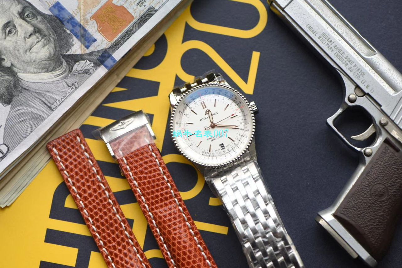【 Video analysis 】KOR Factory 出品复刻表， Breitling 航空计时38mm 中性size高仿 U17325211G1A1男女均可佩戴 / BL128