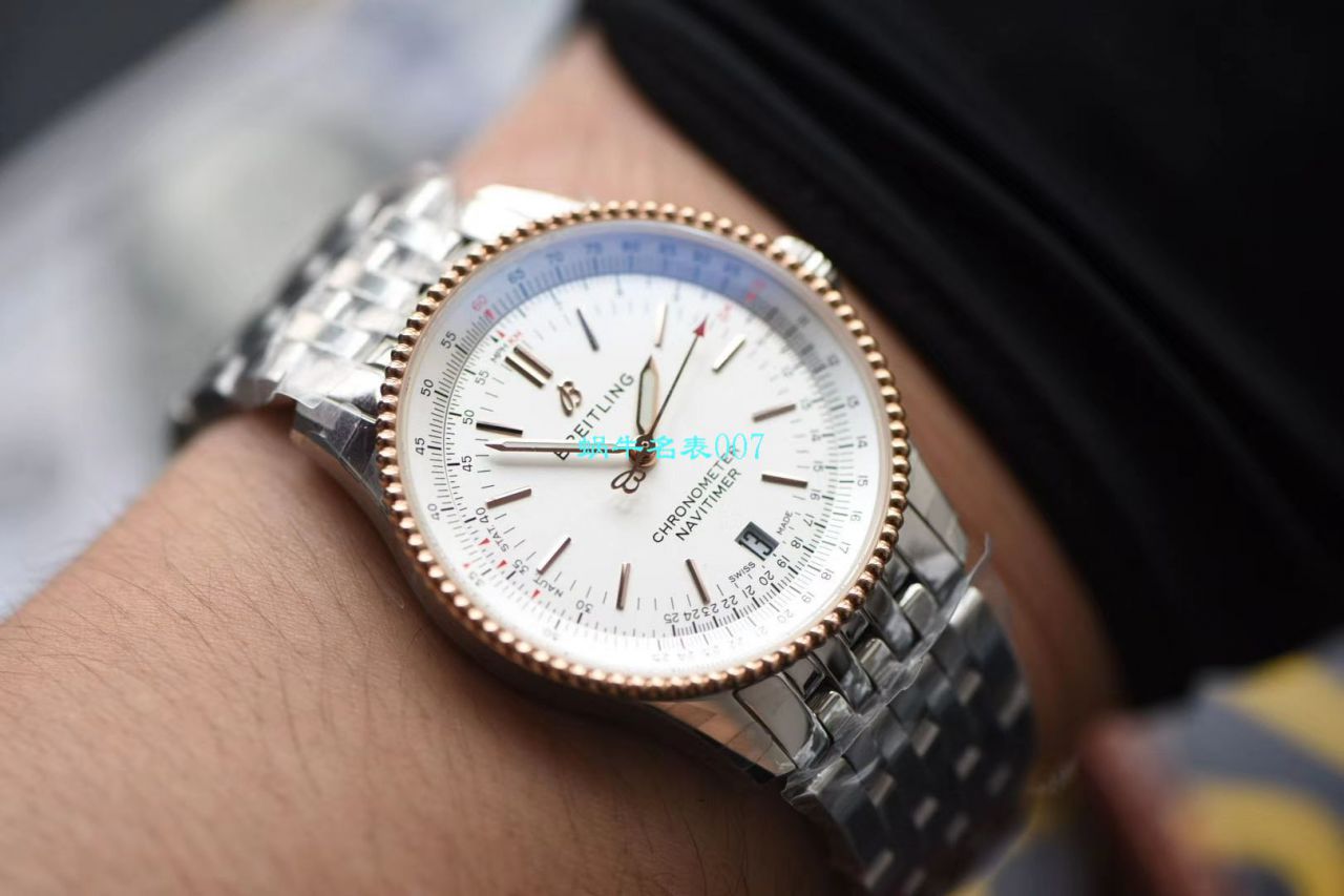 【 Video analysis KOR Factory Breitling超A高仿手表】 Breitling 38MM航空计时1系列A17325241B1A1 wrist watch  / BL129