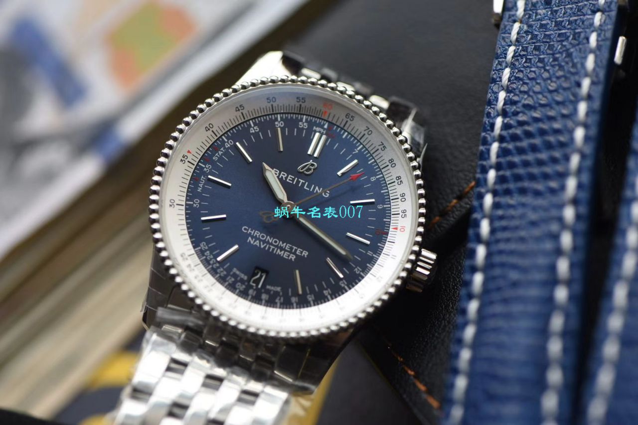 【 Video analysis KOR Factory Breitling超A高仿手表】 Breitling 38MM航空计时1系列A17325241B1A1 wrist watch  / BL129