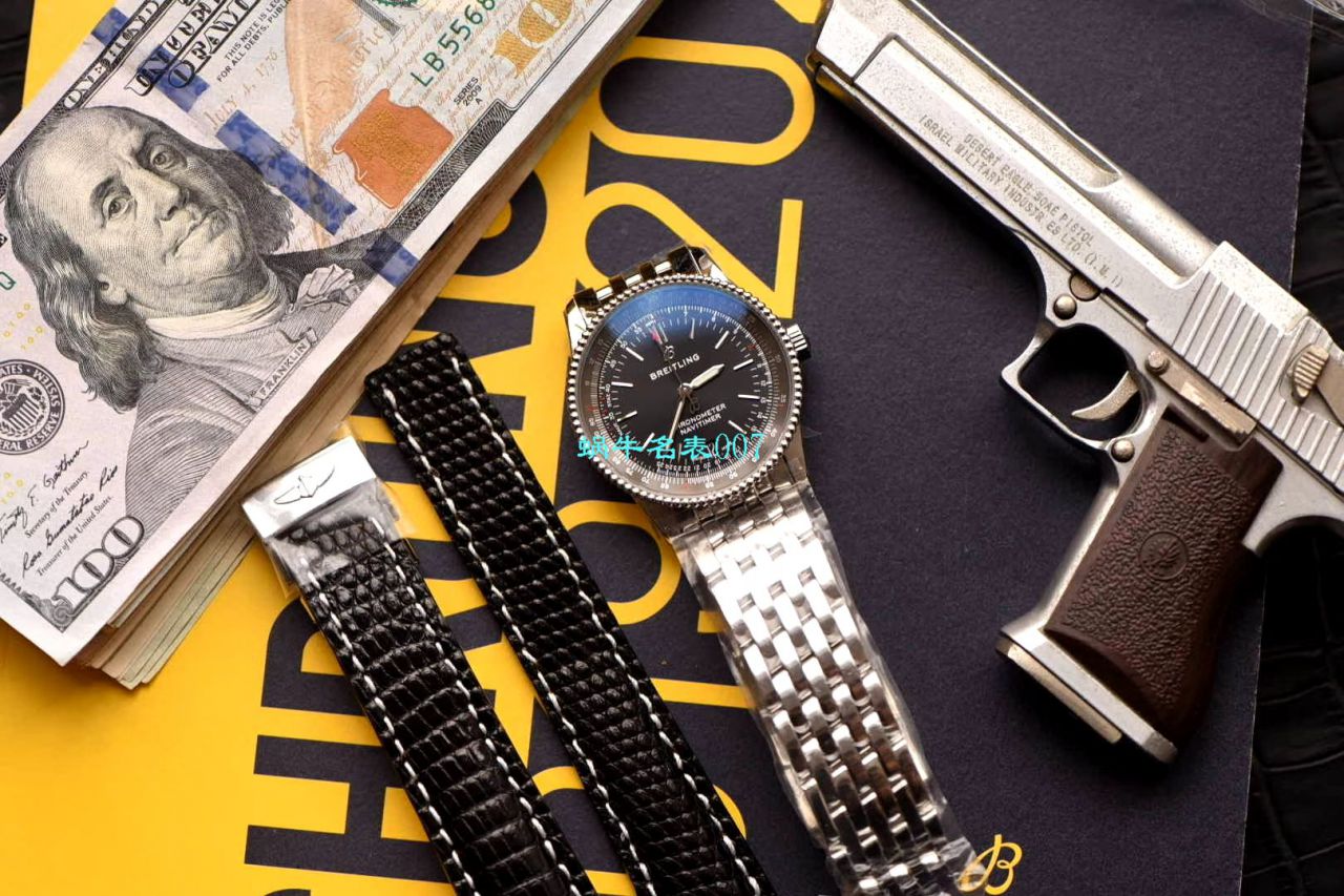 【 Video analysis KOR Factory 超A高精仿手表】 Breitling 38MM航空计时1系列A17325211C1A1 wrist watch  / BL130
