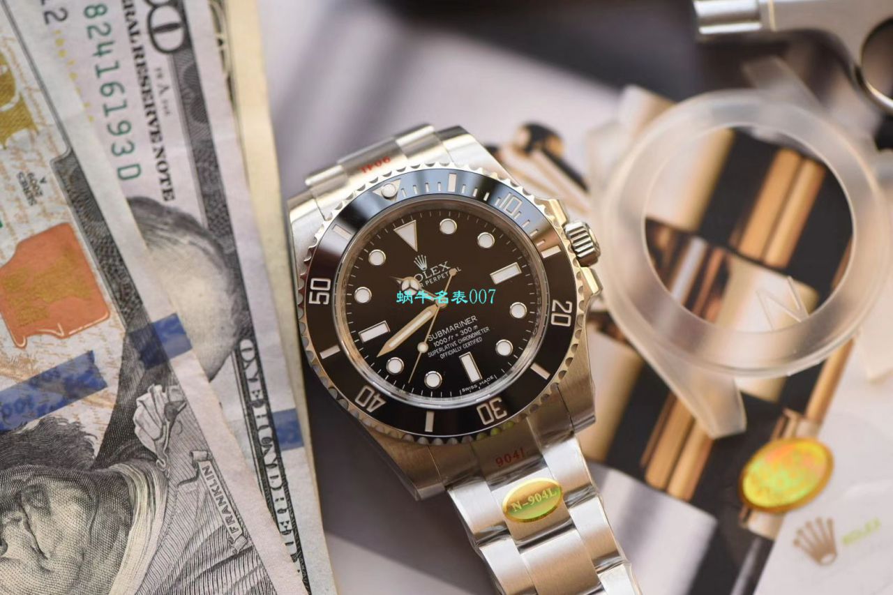 【 Video analysis N Factory V10版本无历 Submariner 价格】 Rolex Rolex Submariner 型复刻高仿114060-97200  wrist watch  / R276