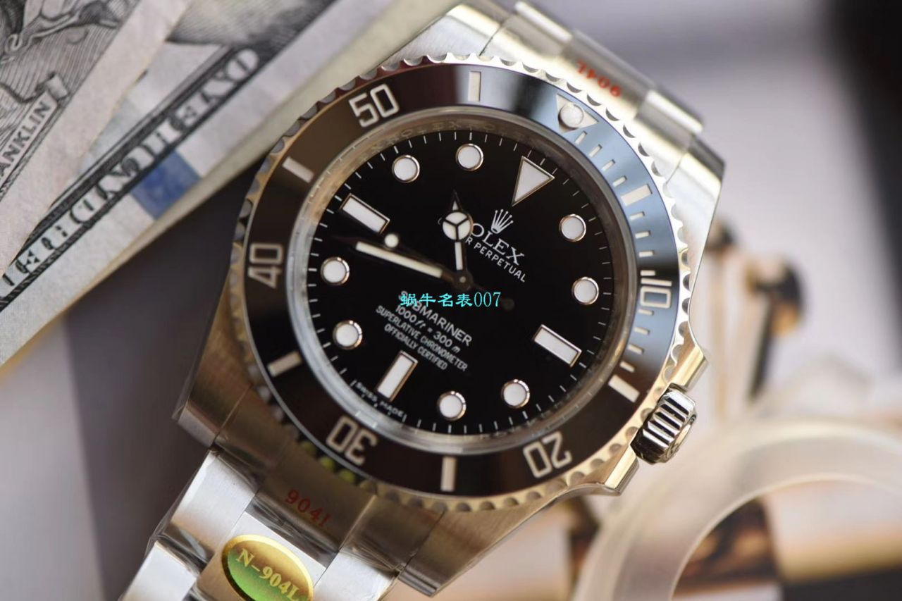 【 Video analysis N Factory V10版本无历 Submariner 价格】 Rolex Rolex Submariner 型复刻高仿114060-97200  wrist watch  / R276