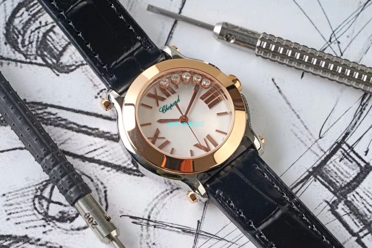 【ZF Factory 复刻高仿女表】 Chopard HAPPY DIAMONDS系列278509-6001，278509-3001 wrist watch  