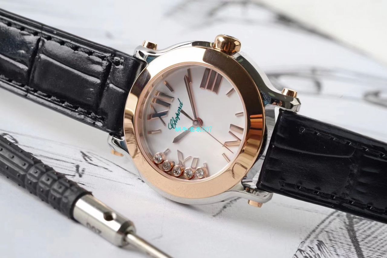 【ZF Factory 复刻高仿女表】 Chopard HAPPY DIAMONDS系列278509-6001，278509-3001 wrist watch  