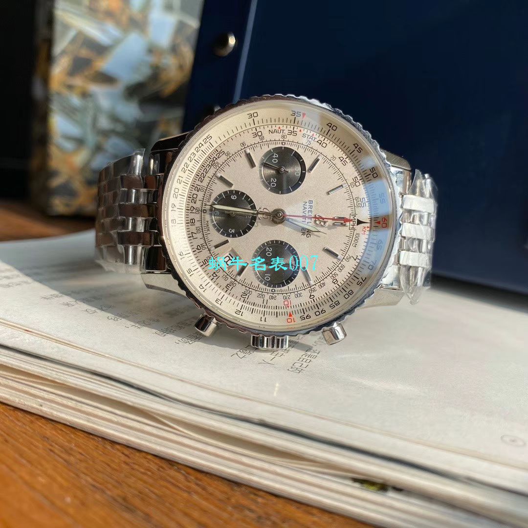 【渠道原单百年经典！】 Breitling 航空计时1B01计时 wrist watch 43系列AB0121211G1P1 wrist watch  / BL138