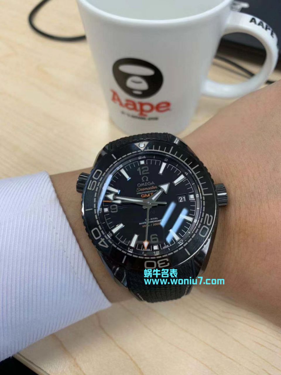 VS Factory OMEGA Seamaster 深海之黑全 Composite  top 复刻OMEGA手表215.63.46.22.01.001 wrist watch  / M609
