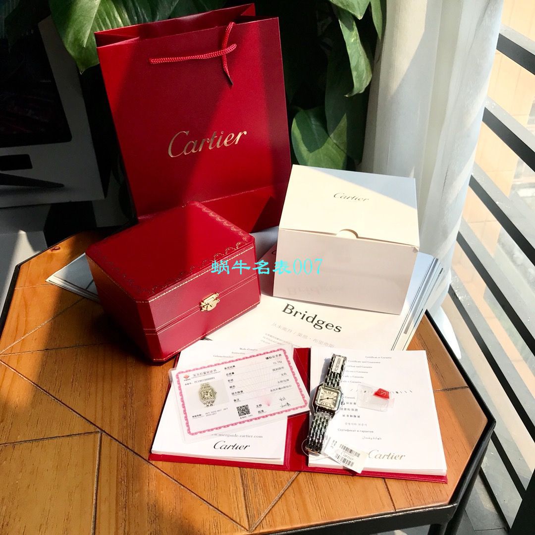 【高端 copy customized 硬货】 Cartier  PANTHÈRE DE  Cartier 系列W4PN0007女士 wrist watch  / K260