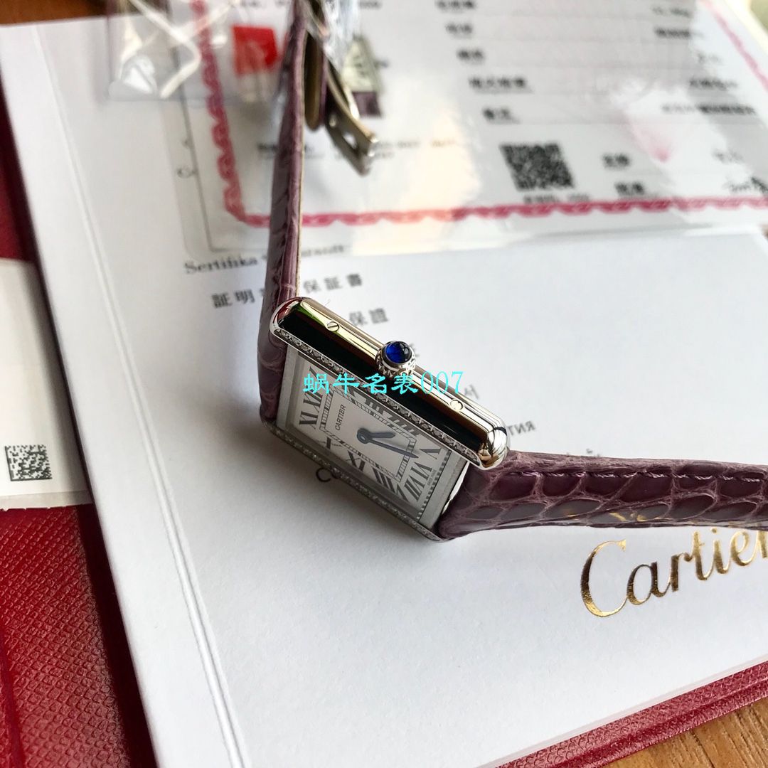 【高端 copy customized 真钻】 Cartier  坦克系列WJTA0015 wrist watch 女士 / K189