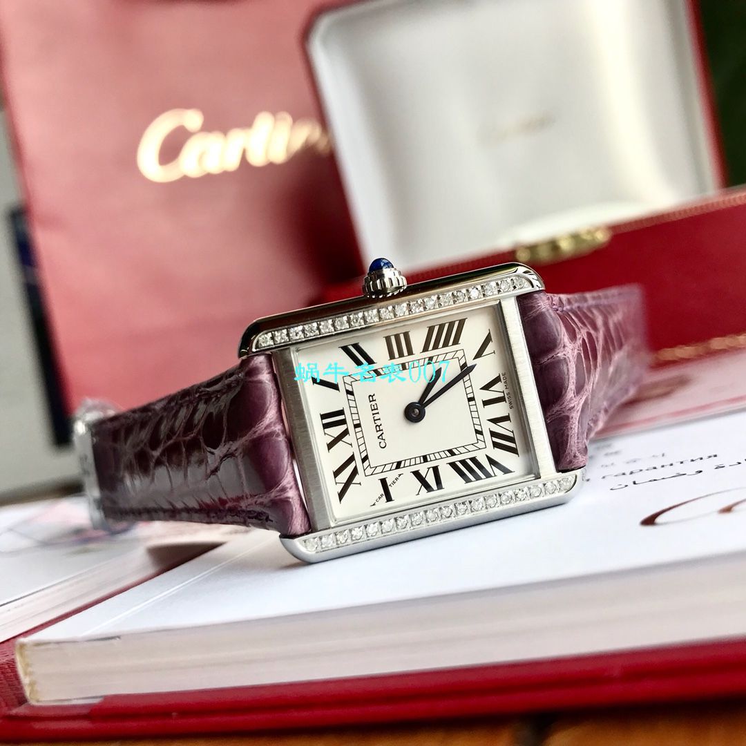 【高端 copy customized 真钻】 Cartier  坦克系列WJTA0015 wrist watch 女士 / K189