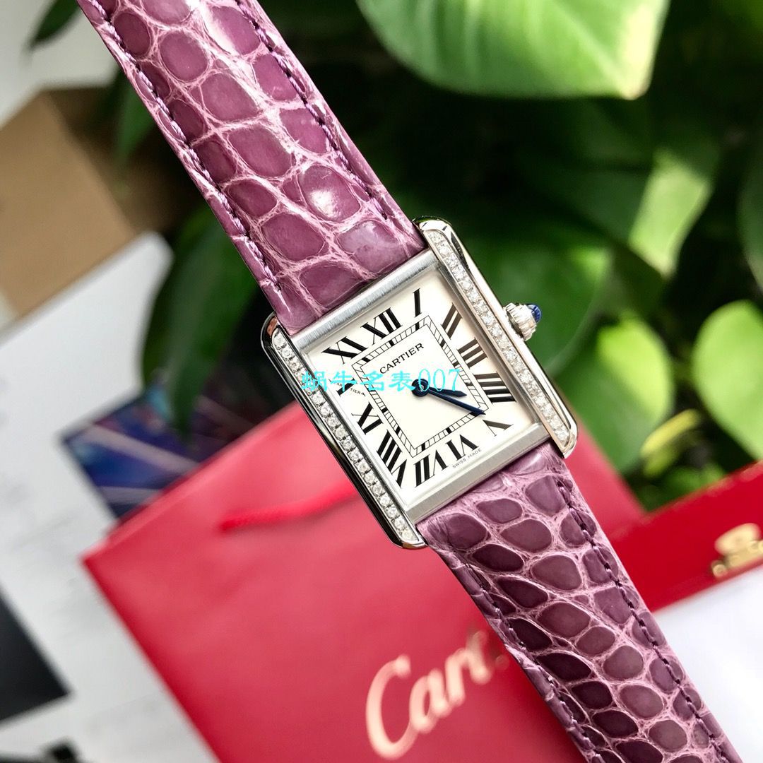 【高端 copy customized 真钻】 Cartier  坦克系列WJTA0015 wrist watch 女士 / K189