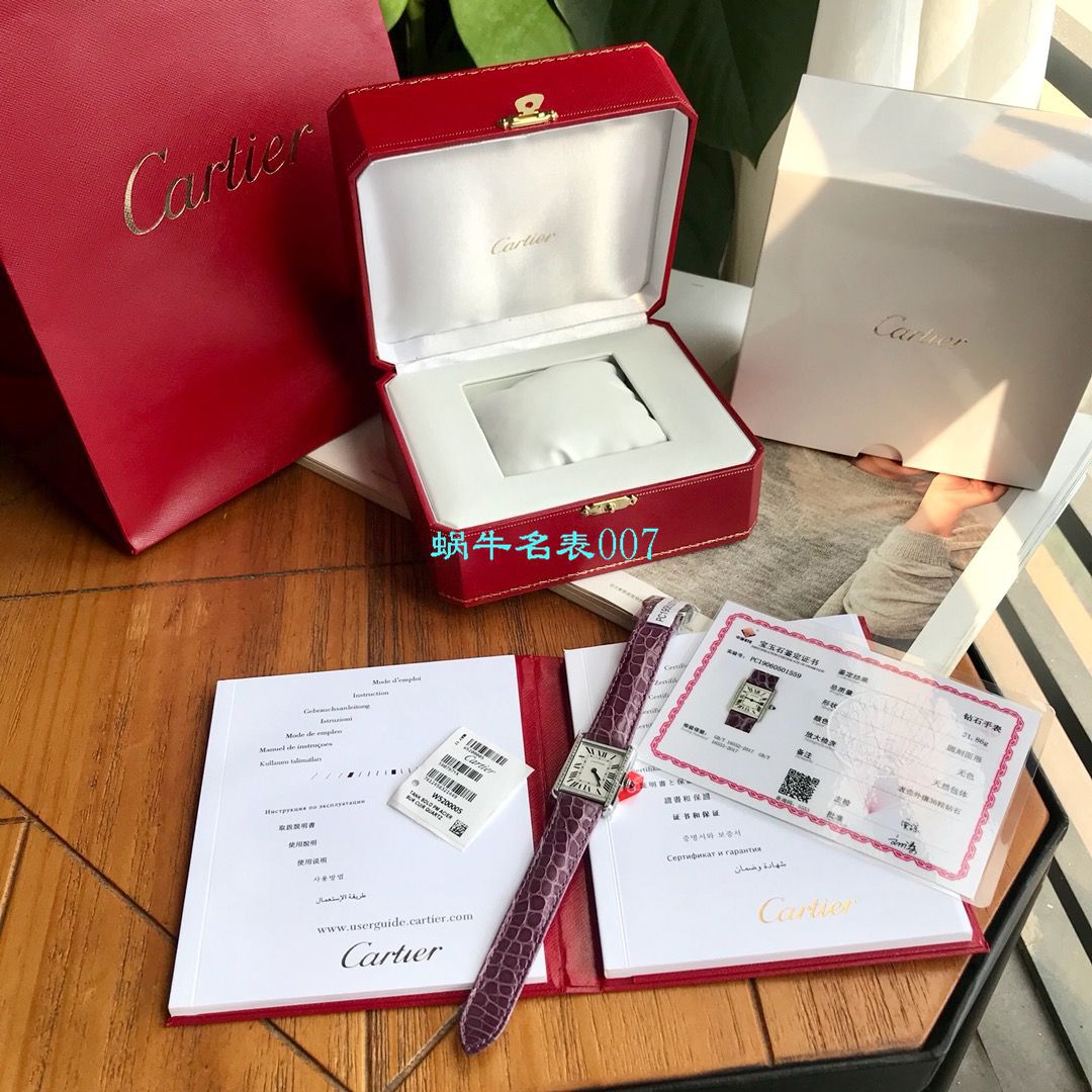 【高端 copy customized 真钻】 Cartier  坦克系列WJTA0015 wrist watch 女士 / K189