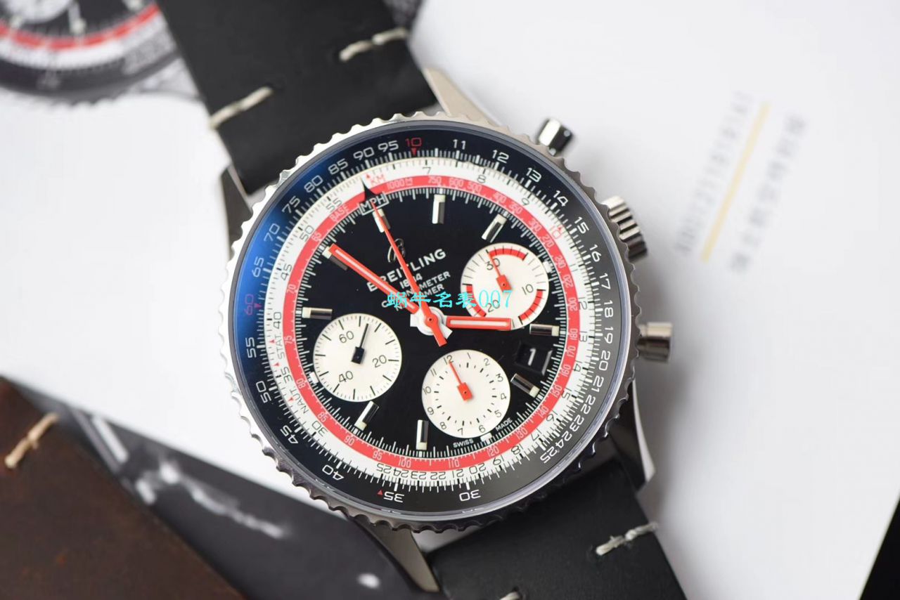 【V9 Factory 1:1精仿手表】 Breitling 航空计时1 B01计时43RANAM泛美航空特别版AB01212B1C1X1 wrist watch  / BL135