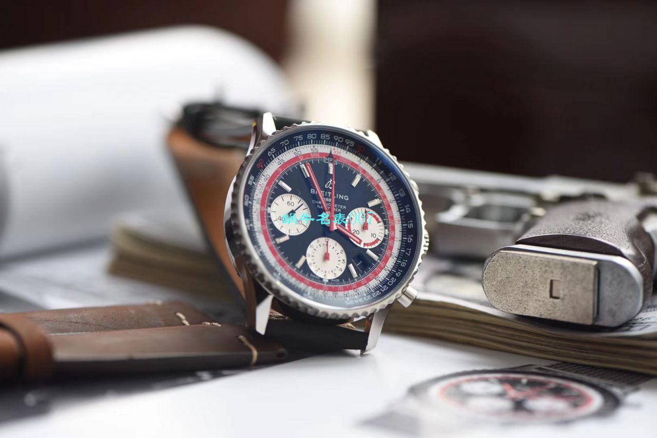 【V9 Factory 1:1精仿手表】 Breitling 航空计时1 B01计时43RANAM泛美航空特别版AB01212B1C1X1 wrist watch  / BL135