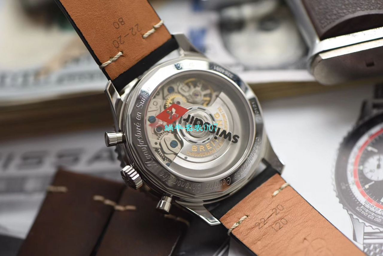 【V9 Factory 1:1精仿手表】 Breitling 航空计时1 B01计时43RANAM泛美航空特别版AB01212B1C1X1 wrist watch  / BL135