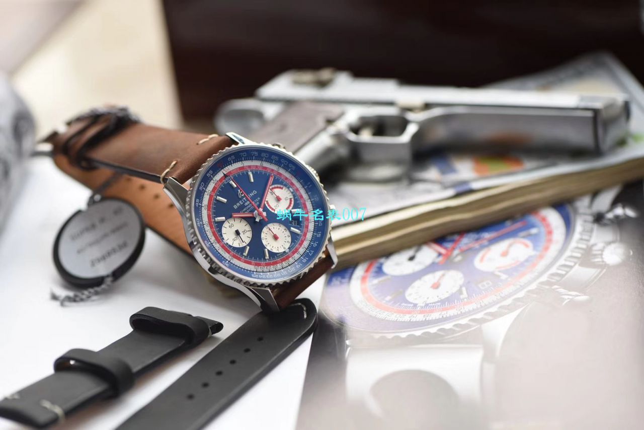 【V9 Factory 1:1精仿手表】 Breitling 航空计时1 B01计时43RANAM泛美航空特别版AB01212B1C1X1 wrist watch  / BL135