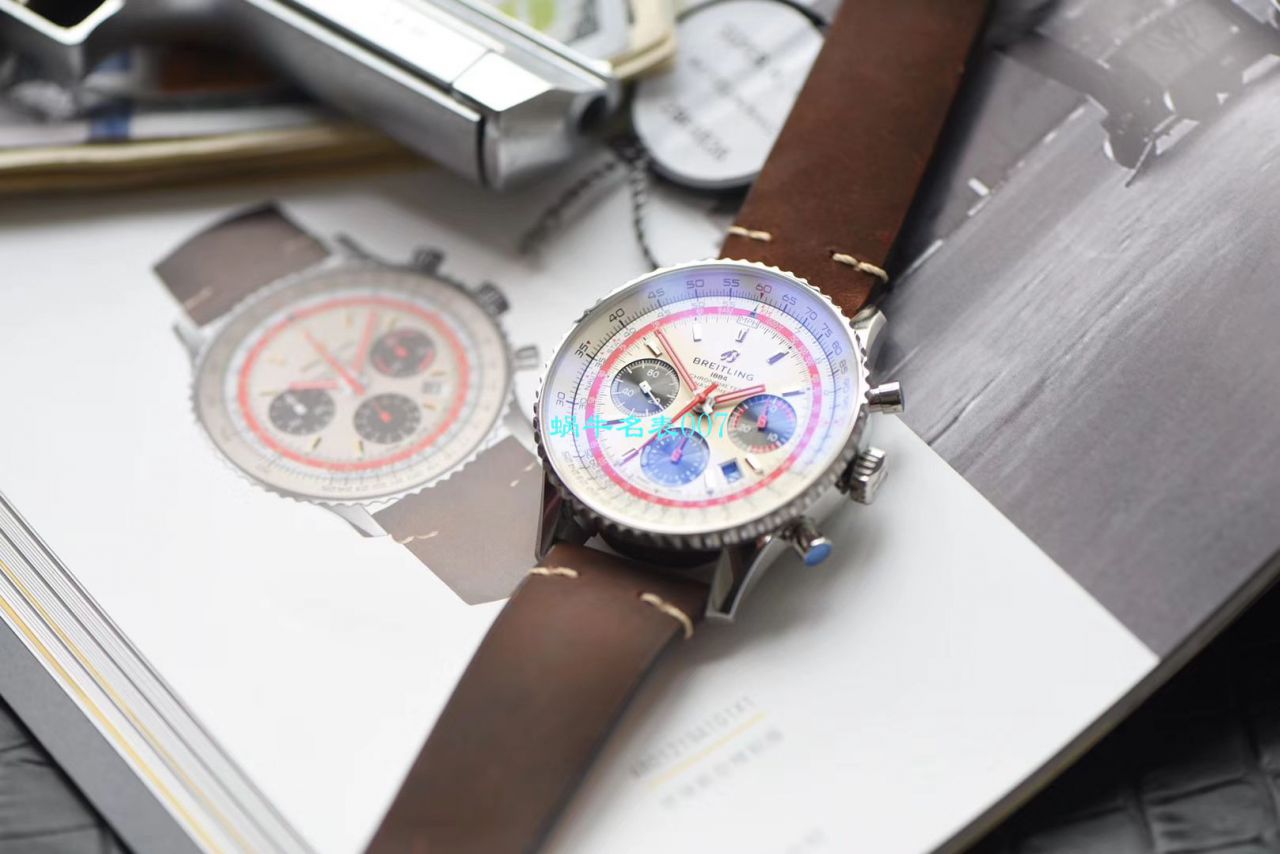 【V9 Factory 1:1精仿手表】 Breitling 航空计时1 B01计时43RANAM泛美航空特别版AB01212B1C1X1 wrist watch  / BL135