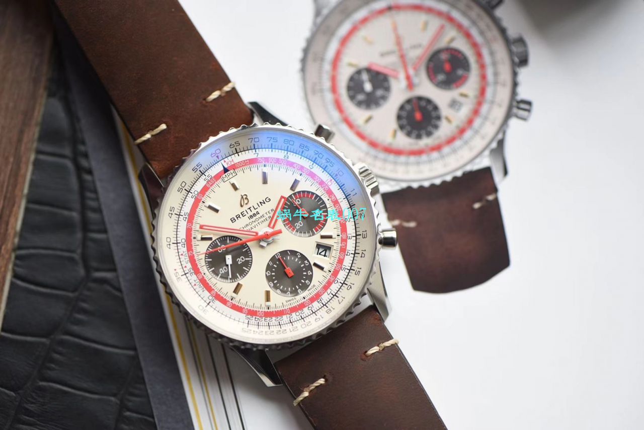 【V9 Factory 1:1精仿手表】 Breitling 航空计时1 B01计时43RANAM泛美航空特别版AB01212B1C1X1 wrist watch  / BL135