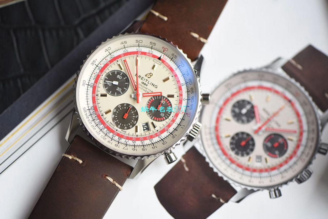 【V9 Factory 1:1精仿手表】 Breitling 航空计时1 B01计时43RANAM泛美航空特别版AB01212B1C1X1 wrist watch  / BL135