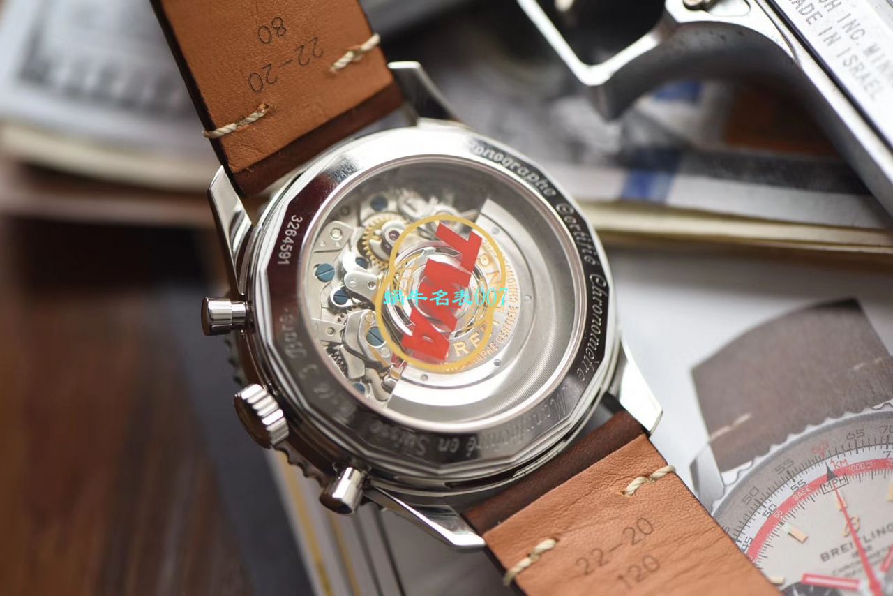 【V9 Factory 1:1精仿手表】 Breitling 航空计时1 B01计时43RANAM泛美航空特别版AB01212B1C1X1 wrist watch  / BL135